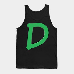 Letter D Tank Top